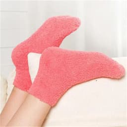 Soft Coral Fleece Velvet Socks For Women Warm Bed Socks Winter Sweet Gift