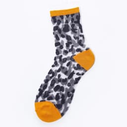 Fashion Summer Women Ladies Sexy Leopard Grain Socks Crystal Silk Glass Silk Ultrathin Transparent Lace Fabulous Girls