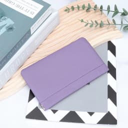 Genuine Leather Ladies Clip Clutch Bag Multifunctional Organizer Wallet Women's Purse Phone Bag Travel Makeup Bag