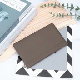 Genuine Leather Ladies Clip Clutch Bag Multifunctional Organizer Wallet Women's Purse Phone Bag Travel Makeup Bag