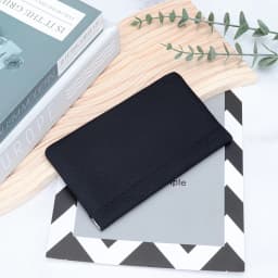 Genuine Leather Ladies Clip Clutch Bag Multifunctional Organizer Wallet Women's Purse Phone Bag Travel Makeup Bag
