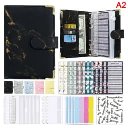 A6 Budget Binder Cash Envelope Planner System Organizer with Budget Money Envelopes,Expense Budget Sheets,Binder Pockets