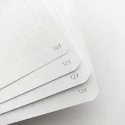 BUKE Elephant Dotted Journal,160gsm Thick Cream Paper Dot Grid Notebook 160 Pages Numbered, 5*5mm DOT-GRID Layouts, Additional