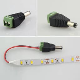 5pairs DC 12V Female And Male Connectors 5.5x2.1mm Power Plug Adapter Jacks Sockets For Signal Color LED Strip Light CCTV Camera