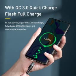 Baseus USB Type C To USB C Cable For iPhone 18 17 100W/5A PD Fast Charging Charger Cord For Macbook Xiaomi Samsung Type-C Cable