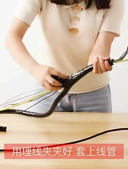 2M 16/10mm Flexible Spiral Cable Wire Protector Cable Organizer Computer Cord Protective Tube Clip Organizer Management Tools