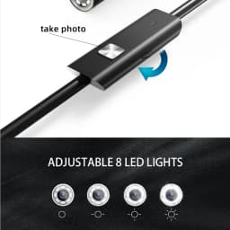 HD1920P Endoscope Inspection  Camera Type-C Mini Inspection Camera IP67  Car Sewer Pipeline Borescope for Android IOS iphone