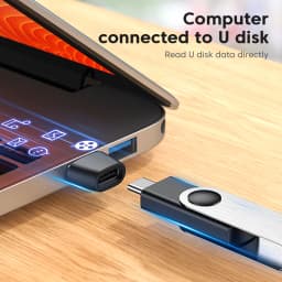 1/3/5pcs USB To Type C OTG Adapter USB C Male To USB Type-c Female Converter For Macbook Xiaomi Samsung S21 USBC OTG Connector