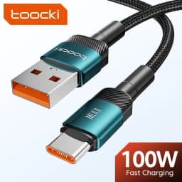Toocki USB Type C Cable Fast Charging USB C Charger Cord For iPhone 15 14 13 12 11 Huawei P40 P30 Realme Oppo Oneplus Power Bank