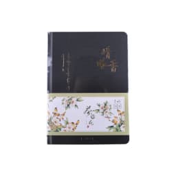 Creative Colorful Page Notebook Chinese Style Hardcover Diary Books Weekly Planner Handbook Color Inside Page for Students
