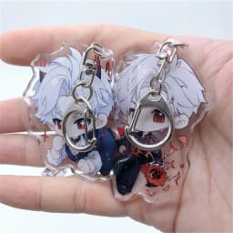 Game Love and deepspace Qinche Sylus Cosplay Costumes Key Chain Keychain Accessories Pendant