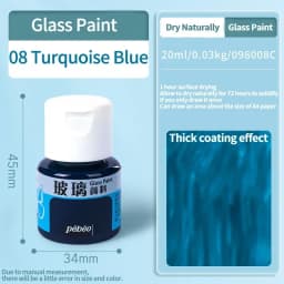 Beginners Glass Acrylic Paint 20/25ml Bottle Transparent Sun-Resistant Organic For Ceramics Diy Handmade Fabric Graffiti Pigment