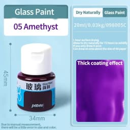 Beginners Glass Acrylic Paint 20/25ml Bottle Transparent Sun-Resistant Organic For Ceramics Diy Handmade Fabric Graffiti Pigment