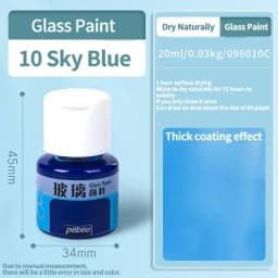 Beginners Glass Acrylic Paint 20/25ml Bottle Transparent Sun-Resistant Organic For Ceramics Diy Handmade Fabric Graffiti Pigment