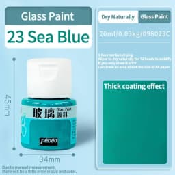 Beginners Glass Acrylic Paint 20/25ml Bottle Transparent Sun-Resistant Organic For Ceramics Diy Handmade Fabric Graffiti Pigment