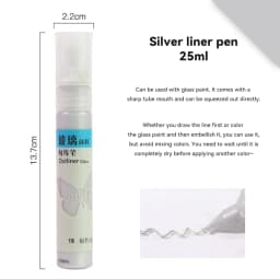 Beginners Glass Acrylic Paint 20/25ml Bottle Transparent Sun-Resistant Organic For Ceramics Diy Handmade Fabric Graffiti Pigment
