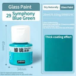 Beginners Glass Acrylic Paint 20/25ml Bottle Transparent Sun-Resistant Organic For Ceramics Diy Handmade Fabric Graffiti Pigment