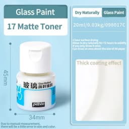 Beginners Glass Acrylic Paint 20/25ml Bottle Transparent Sun-Resistant Organic For Ceramics Diy Handmade Fabric Graffiti Pigment