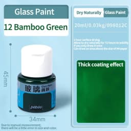 Beginners Glass Acrylic Paint 20/25ml Bottle Transparent Sun-Resistant Organic For Ceramics Diy Handmade Fabric Graffiti Pigment