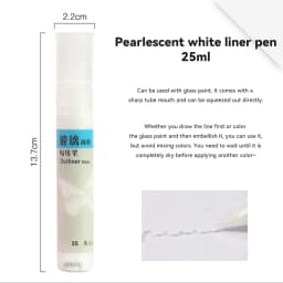 Beginners Glass Acrylic Paint 20/25ml Bottle Transparent Sun-Resistant Organic For Ceramics Diy Handmade Fabric Graffiti Pigment