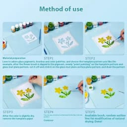 Beginners Glass Acrylic Paint 20/25ml Bottle Transparent Sun-Resistant Organic For Ceramics Diy Handmade Fabric Graffiti Pigment