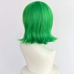 Inside Out Disgust Cosplay Wig Green wig Disgust Cosplay Costume for Women Girl Halloween Christmas School Party Cosplay Wigs