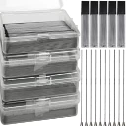 2000-100Pcs Mechanical Pencil Lead Core Refills 0.5/0.7mm Large Capacity Replaceable Pencil Refill for Student Office Stationery