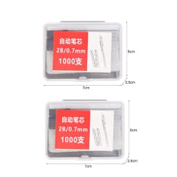 2000-100Pcs Mechanical Pencil Lead Core Refills 0.5/0.7mm Large Capacity Replaceable Pencil Refill for Student Office Stationery