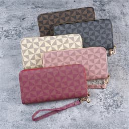 Cross-Border 2024 Spring New Men's and Women's Long Wallet Fashion Capacity Printing Coin Clutch Wallet Card Holder