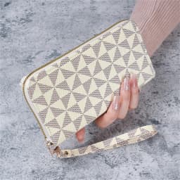 Cross-Border 2024 Spring New Men's and Women's Long Wallet Fashion Capacity Printing Coin Clutch Wallet Card Holder