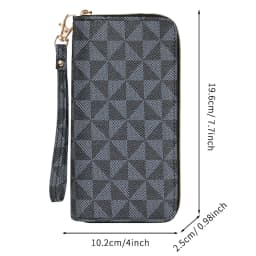 Cross-Border 2024 Spring New Men's and Women's Long Wallet Fashion Capacity Printing Coin Clutch Wallet Card Holder