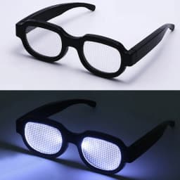 Japan Anime Detective Conan LED Light up Glasses color change funny Luminous crossdresser glasses Cosplay men Novelty Costumes