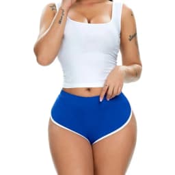 Summer Women's Casual Yoga Shorts Sports Fitness Workout Stretch Short Pants Female Middle Waist Home Shorts