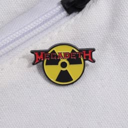 New English Letters And Radioactive Sign Enamel Brooch Pins Trendy Alloy Metal Badge Corsage Lapel Pin Accessories Souvenirs