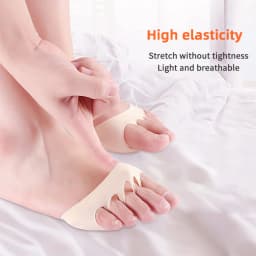 5 Pairs Ball of Foot Cushions Metatarsal Pads for Women Men Soft Forefoot Pads for Ball of Feet Reusable Prevent Pain Discomfort