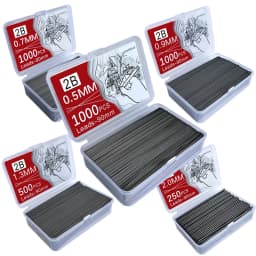 1000/250Pcs Mechanical Pencil Leads Set 0.5/0.7/0.9/1.3/2.0mm Automatic Pencil Core Painting Refills Office School Supplies