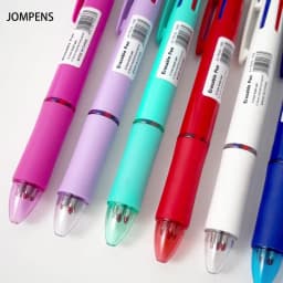 5 In 1 Multicolor Erasable Gel Pen with 4 Colors Replaceable Pen Refill 1 Automatic Pencil Lead Stationery School Writing Supply