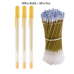 12/53 pcs Gel Pen Set Gold/Silver/White Gel Pens White Ink for Black Paper White Pen Drawing, Sketching, Illustration Deisgn