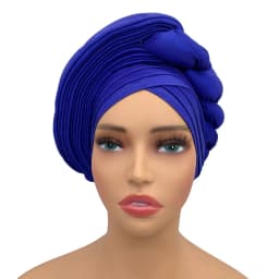 Female Head Wraps Raw Silk Headtie African Autogele Women's Turban Cap Nigeria Wedding Auto Geles Party Headpiece