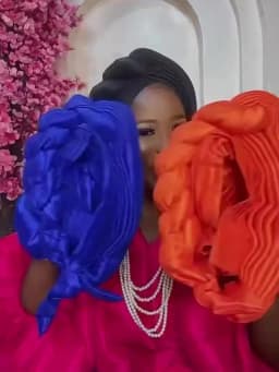 Female Head Wraps Raw Silk Headtie African Autogele Women's Turban Cap Nigeria Wedding Auto Geles Party Headpiece