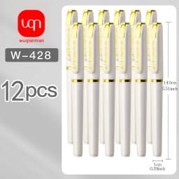 3/6/12pcs High-End Multi-Color Gel Pen -0.7mm Tip, Fast Drying, Smooth Writing, High-Quality Ink, for School and Office Use