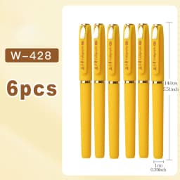 3/6/12pcs High-End Multi-Color Gel Pen -0.7mm Tip, Fast Drying, Smooth Writing, High-Quality Ink, for School and Office Use