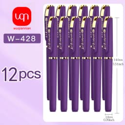 3/6/12pcs High-End Multi-Color Gel Pen -0.7mm Tip, Fast Drying, Smooth Writing, High-Quality Ink, for School and Office Use