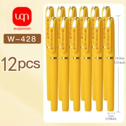 3/6/12pcs High-End Multi-Color Gel Pen -0.7mm Tip, Fast Drying, Smooth Writing, High-Quality Ink, for School and Office Use