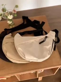 Korean Simplified New Moon Bag Fashionable Design Wheat Ear Cross Body Bag Versatile High End Single Shoulder Dumpling Bag