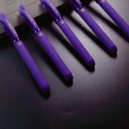 WQN-3/6/12PCS Purple Neutral Pens,1.0mm, Durable, Smooth Writing, High-Quality Ink, Suitable For Educational And Office Use