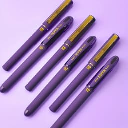 WQN-3/6/12PCS Purple Neutral Pens,1.0mm, Durable, Smooth Writing, High-Quality Ink, Suitable For Educational And Office Use