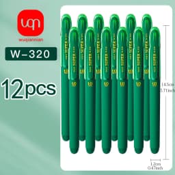 WQN-3/6/12PCS Purple Neutral Pens,1.0mm, Durable, Smooth Writing, High-Quality Ink, Suitable For Educational And Office Use