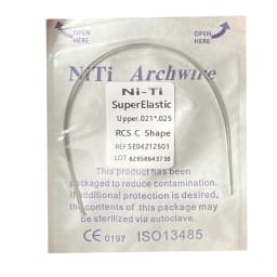 10pack Dental Arch Wires Orthodontic Super Elastic Stainless Steel Rectangle Archwire Lower/Upper 16x16/16x22/17x25/21x25