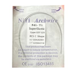 10pack Dental Arch Wires Orthodontic Super Elastic Stainless Steel Rectangle Archwire Lower/Upper 16x16/16x22/17x25/21x25